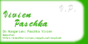 vivien paschka business card